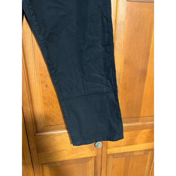 NWT Madewell Men's The Relaxed Utility Straight Pant Canvas Jet Black Size 33x30 - Picture 4 of 15